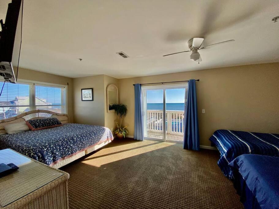 Oceanview 3-Story Getaway W/ 3 Decks, Pool, Game Room Myrtle Beach Luaran gambar