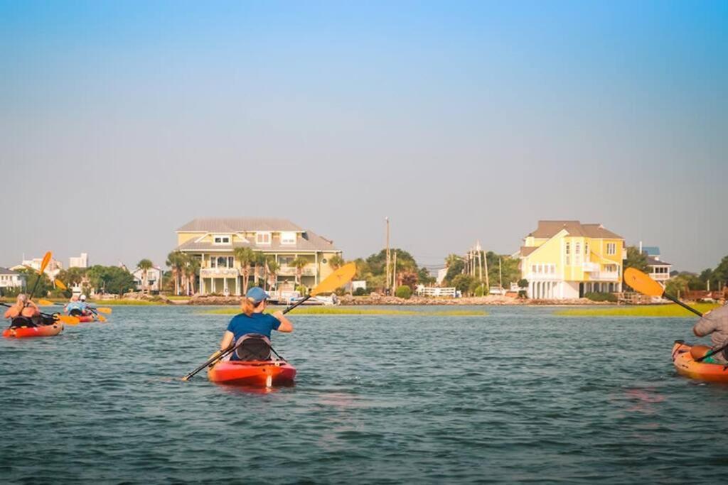 Oceanview 3-Story Getaway W/ 3 Decks, Pool, Game Room Myrtle Beach Luaran gambar